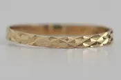 Bling Yellow Gold Toe Ring