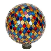10" Multicolor Mosaic Gazing Globe