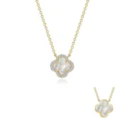 0.49 CTW Halo Necklace