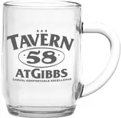 10 oz. Glass Haworth Coffee Mug