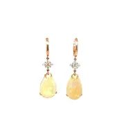 14KR Opal Drop Sia Earrings