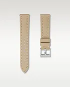 Beige Sailcloth Strap 20mm