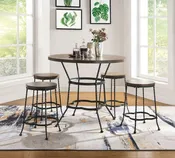 5Pc Pack Counter Height Table Set
