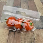 10.75" x 6.25" + 4" BG 2.5 Mil Polypropylene Slide Seal Vented Produce Pouch - 250/Case