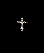 Bronze Cross Lapel Pin — Discover Laminin