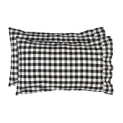 Annie Buffalo Black Check Standard Pillow Case Set of 2 21×30