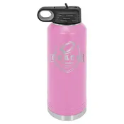 32oz Football Coach Laser Engraved Water Bottle