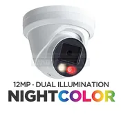 12MP Dual-Light Night Color IP Turret