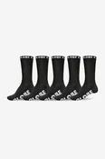 BLACKOUT CREW SOCK 5 PACK - Black/Black