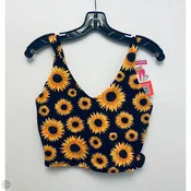 Athletic Bra By Popfit In Floral Print, Size: M
