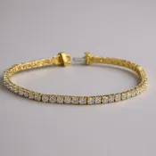 14k Lab diamond tennis bracelet — Cortes