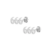 666 Angel Number Stud Earrings