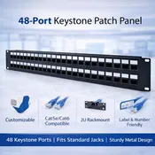 48-Port Keystone Patch Panel solutions in Tennessee — CCI | Computer Support