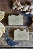 Lemon, Ginger & Poppyseed Soap — In The Meadow