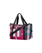 Red Checkered Duffle Bag (90903)