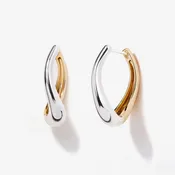 Ash Two Tone Hoops