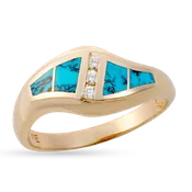 Curved Spiderweb Cirrus Ring