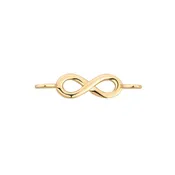 14K Gold Infinity Charm