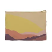 Boho Desert Sunset Flat Pouch | Modern Elopement