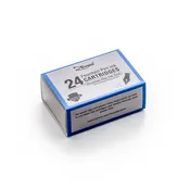 Fountain Pen Blue Ink Cartridges - 24 Pack