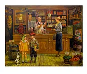 Framed Art 1932 by Lee Dubin - Vintage Print