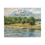 1960s Bedford County Lake Print – Vintage