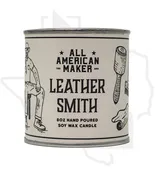 All American Maker 8oz Candle - Leathersmith