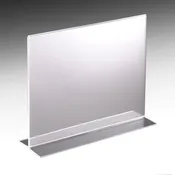 Acrylic Sign Holder | Bottom Load | 11"W x 8.5"H | Landscape