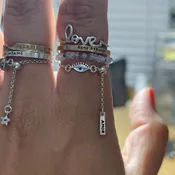 Adjustable chain ring with tiny bar