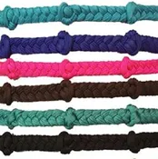 003 Martha Josey Braiding Nylon Barrel Rein with Knots