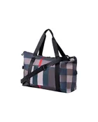 Black Checkered Duffle Bag (90904)