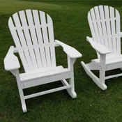 Classic Adirondack Rocker (Extended Depth, Rolled Front)