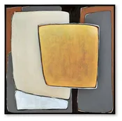 Actman - Wall Art - Cream / Brown / Gray