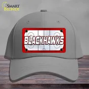 BLACKHAWKS Graphic Novelty License Plate Hat HAT-MLP-14662