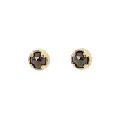 10K Black Diamond Studs