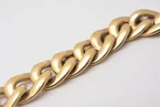 18K Yellow Gold Heavy Link Chain