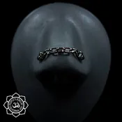 Half Round Chain with Jump Rings