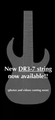 Esoterik Guitars — DR3-7 string (black)