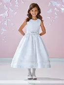 Sleevless Satin Organza — Lemonllamakidsboutique