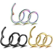 14G Ion Plated Hinged Segment Ring