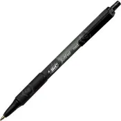 BIC Soft Feel Retractable Ball Pen, Black - 12 Pack