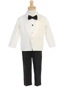 Boys’ Dinner Jacket Tuxedo Set with Bow Tie