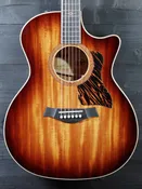 Custom Taylor GA NAMM / Catch #6 C24ce Ribbon Mahogany Acoustic Guitar
