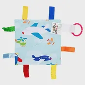 BABY JACK AIRPLANES AND HELICOPTER CRINKLE TAG SQUARE