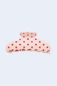 Big Effing Clip in Blush Polka Dot