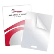 10MIL 5" x 7" Photo Card Laminating Pouches with Short Side Slot - 100pk