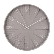 12" Hometime Dove Gray Wall Clock