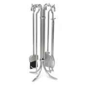 5 Piece Newport Stainless Steel Fireplace Tool Set