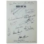 1966 England World Cup Team Signed Book