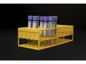 13 mm Resin Tube Racks, Yellow